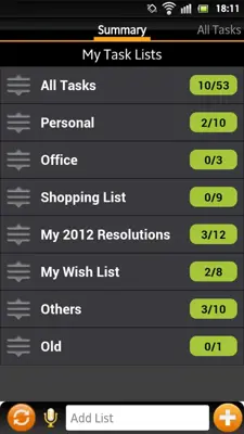 Tasks N Todos Lite android App screenshot 6